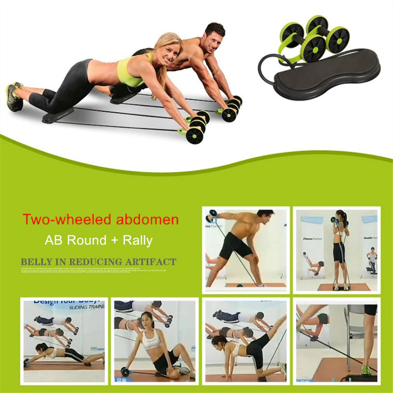 Multifunctional Abdominal Trainer Ab Roller Wheel 