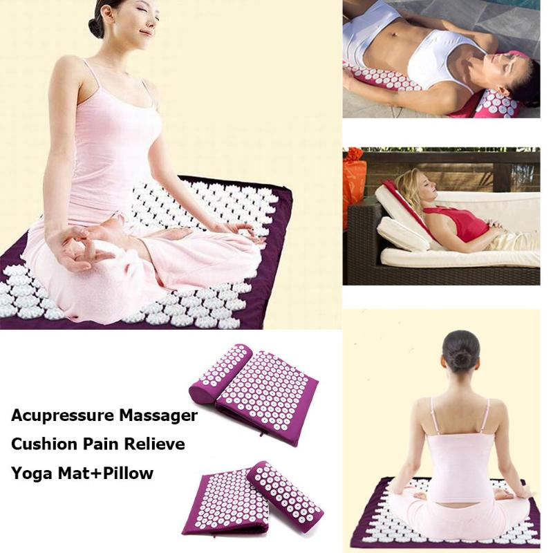 Massage Cushion Yoga Acupressure Mat 