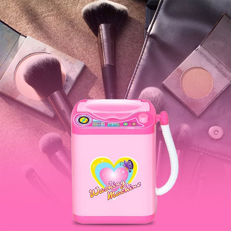 Mini Electric Cosmetic Tool Washing Machine  