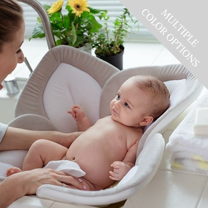 Soft Seat Blossoming Flower Baby Bathtub  