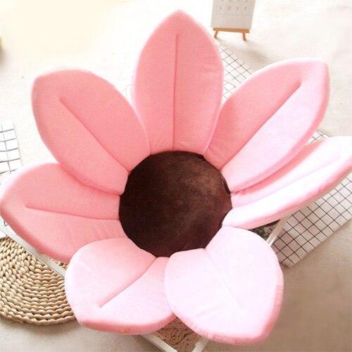 Soft Seat Blossoming Flower Baby Bathtub  