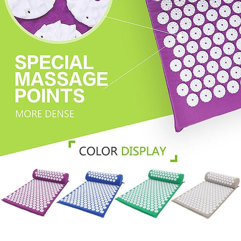 Massage Cushion Yoga Acupressure Mat 